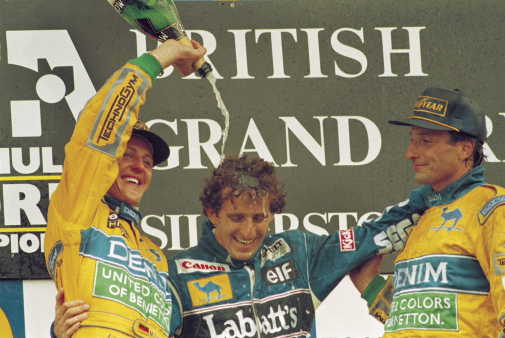 1993: Alain Prost gets 50th Formula One win